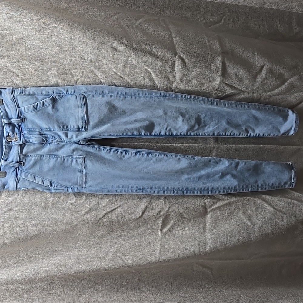 High-rise Jeggings, American Eagle, Sz 00,  Stretch, 4 Pockets, 2 Buttons, Zip